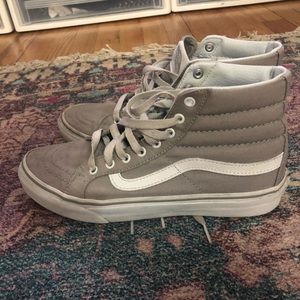 gray van hi tops